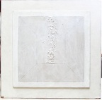1975, 45,5×45,5 cm, dřevotříska, sololit, akronex. tužka, sig., 