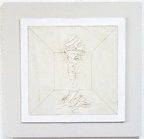 1975, 45,5×45,5 cm, dřevotříska, sololit, akronex. tužka, sig., soukr. sb. 36