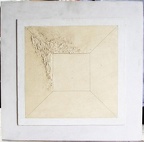 1975, 45,5×45,5 cm, dřevotříska, sololit, akronex. tužka, sig., soukr. sb. 35