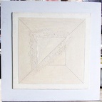 1975, 45,5×45,5 cm, dřevotříska, sololit, akronex. tužka, sig., soukr. sb. 200