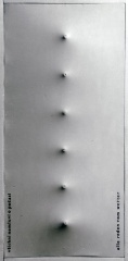 1972, 49,5×24,5 cm, dřevo, tranzotyp, umělohmotná folie, GMU Roudnice nad Labem