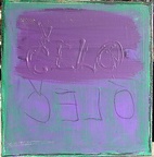 1975, 1977, 38×38 cm, akryl, plátno, Čelo, sig., soukr. sb. 12
