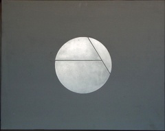 1998, 51×64 cm, sololit, akryl, zrcadlo, sig., soukr. sb. 60