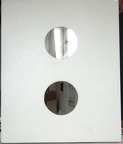 1999, 64×53 cm, sololit, akryl, zrcadlo, sig.