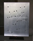 1967, 54,5×37,5 cm, hliník, ocel, Zvrat 1 - rub, sig., GBR Pg134