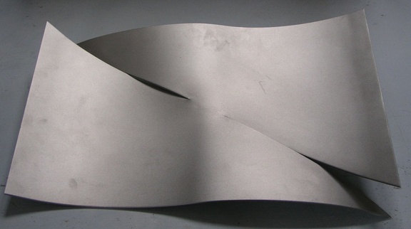 1968-2002, 50×32 cm, nerez. plech, maketa, nesig.A