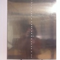 1968, 54,5×37,5 cm, hliník, ocel, Zrcadlo  A, sig., soukr.sb.114