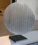 1968, výška 54,5 cm, průměr 48 cm, hliník, ocel, Obrácený rytmus A, nesig.GMB 58.572