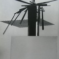 1972, výška 16 cm, ferity, kovové segmenty, kov. mřížka, nedochováno