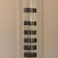 1972, výška 30 cm, prům. 13 cm, plexisklo, ferity, nesig., soukr.sb.124