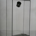 1971-72, 49,5×29×12 cm, plexisklo, dřevo, kov, ferity, Magnetické skříně, sig., soukr.sb.182