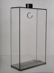1971-72, 49,5×29×12 cm, plexisklo, dřevo, kov, ferity, Magnetické skříně, sig., MG