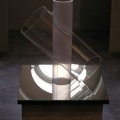 1999, 45×45 cm, v.48 cm, dřevo, plexisklo, zrcadlo, nesig.