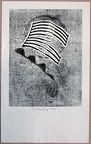 1964, 310×220 mm, kolážová grafika, tiskařská barva, papír, sig. 