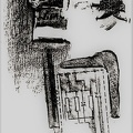 1966, 270×210 mm, frotáž grafitem, papír, sig., sbírka J.Valocha NG Praha NG Praha