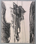 1967, 290×230 mm, frotáž grafitem, papír, sig.