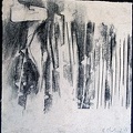 1967, 350×340 mm, frotáž grafitem, papír, sig.