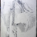 1967, 630×480 mm, frotáž grafitem, papír, sig.
