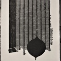 1966, 500×340 mm, reliéfní tisk, tiskařská barva, papír, kolážová grafika, sig.