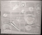 1992, 54×65 cm, sololit, akryl, tužka, hlína, kov, sig., soukr. sb. 40, 12