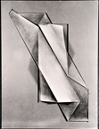 1980-81, 800×600 mm, skládaný papír, gafit, karton, plátno, Anatomie plochy, sig. soukr. sbírka
