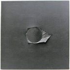 1970, 65×65 cm, koženka, papír, nesig., soukr. sb. 31