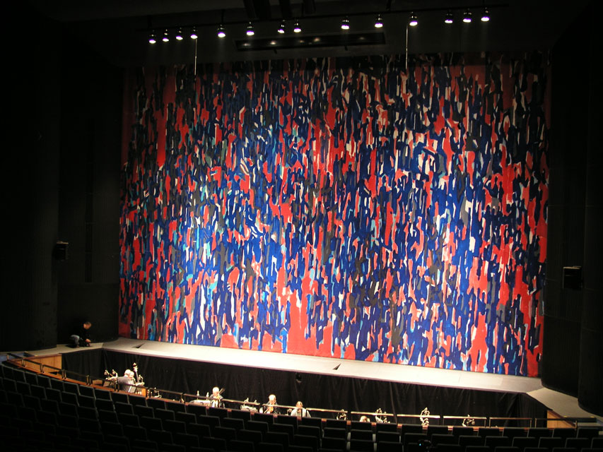 1963, 2006, 1200×1600 cm, fototisk na fólii, Opona Janáčkova divadla v Brně