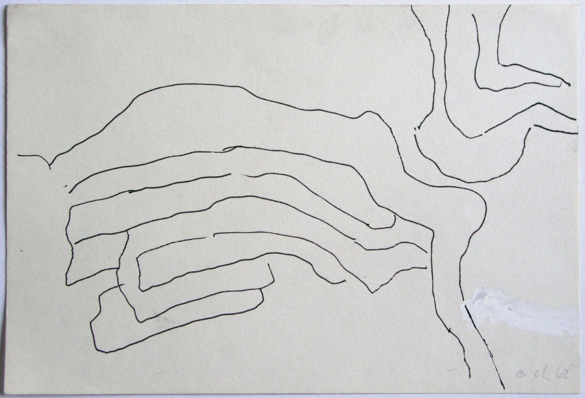 1962, 140×210 mm, tuš, papír, sig.