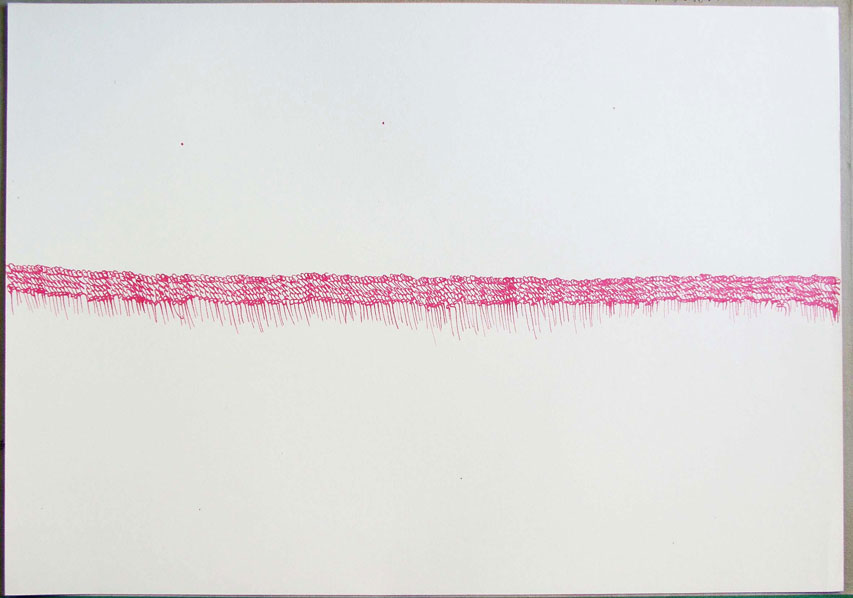 1983, 420×600 mm, pastelky, papír, sig.
